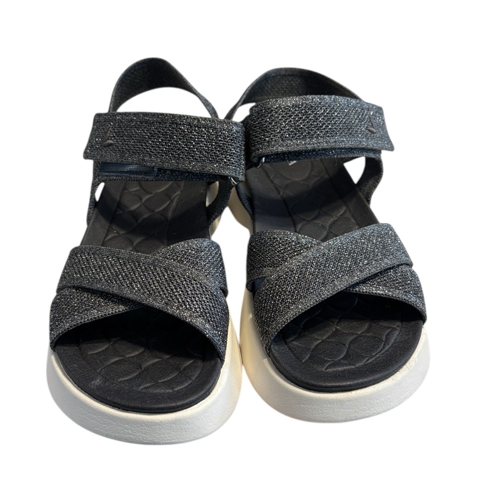 Vivaia Kiara Sport Sandals Size 38.5 US 7.5 Gray Silver Comfort Active Walking - Picture 7 of 12